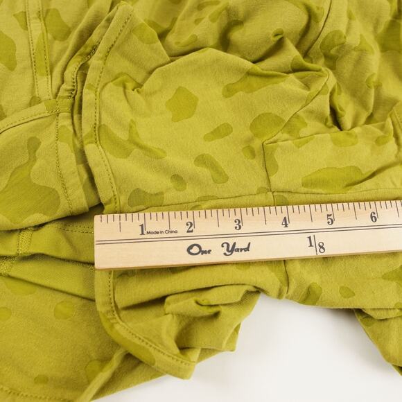 Nike Dri Fit Breezy Moss Green Camo Burnout Training Shorts Girls Sz XL - Picture 5 of 9